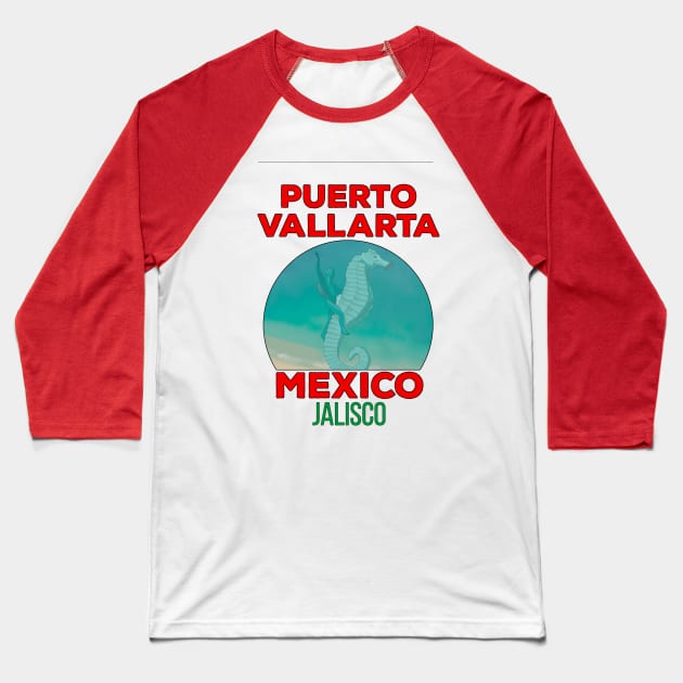 Puerto Vallarta Jalisco Mexico Baseball T-Shirt by DiegoCarvalho